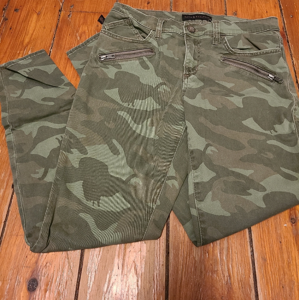 Rock & Republic Camo Jeans